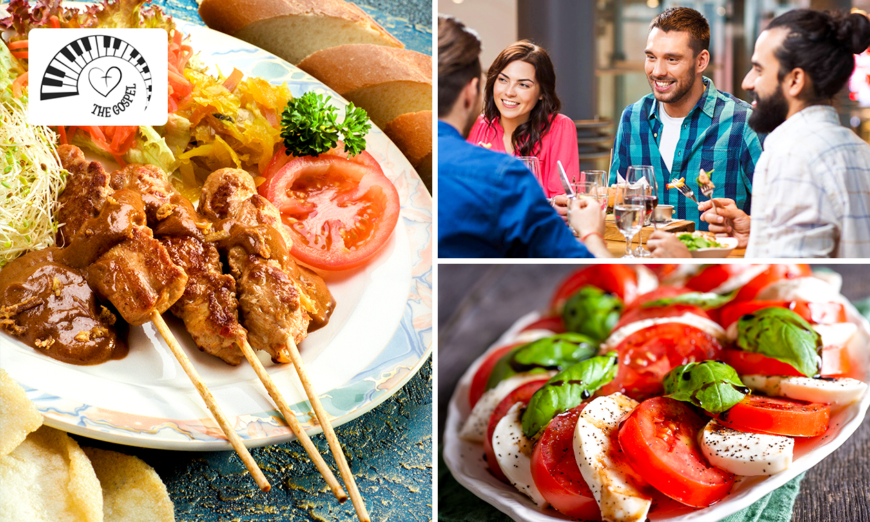 3-gangendiner à la carte of kaasfondue + nagerecht