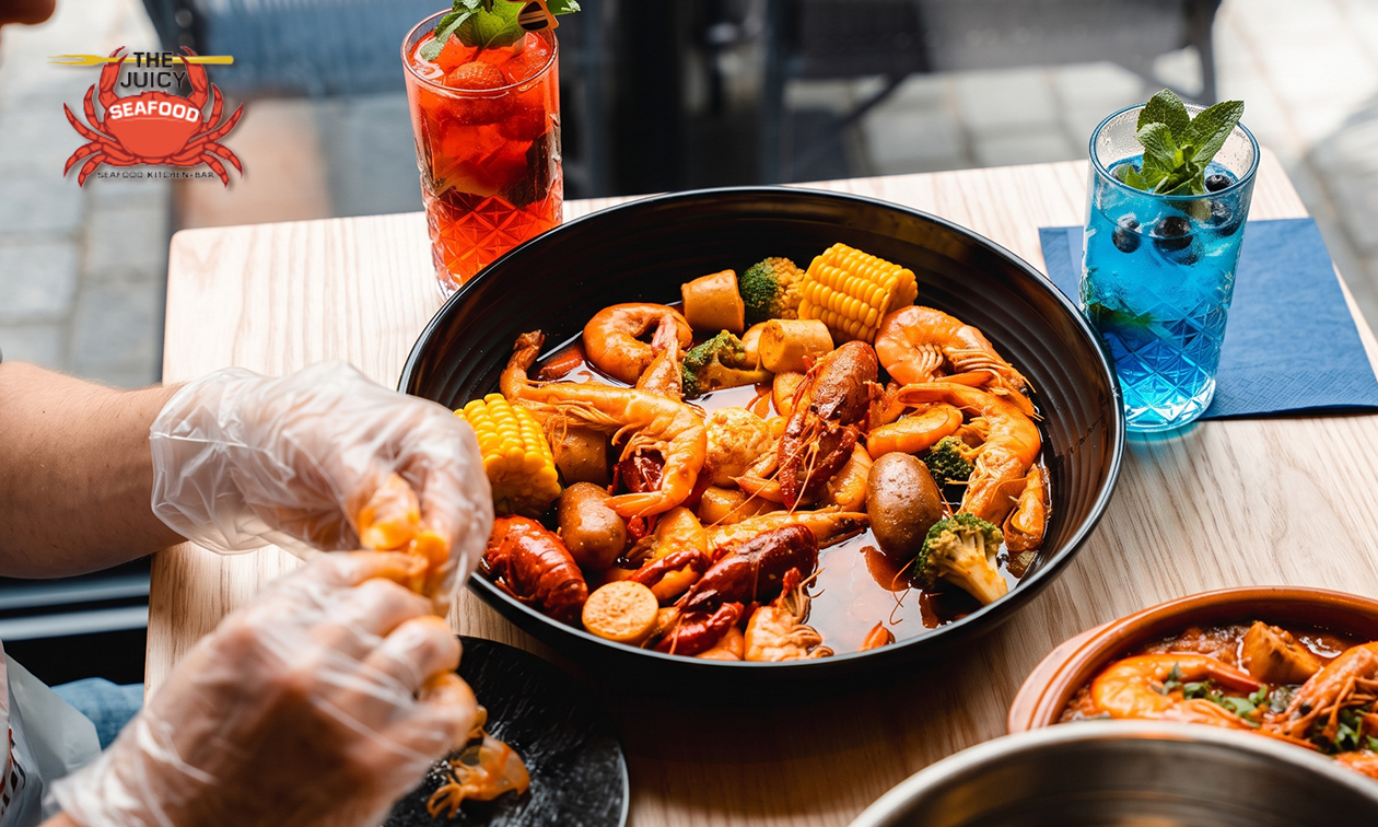 Juicy seafoodboil naar keuze in het Kurhaus