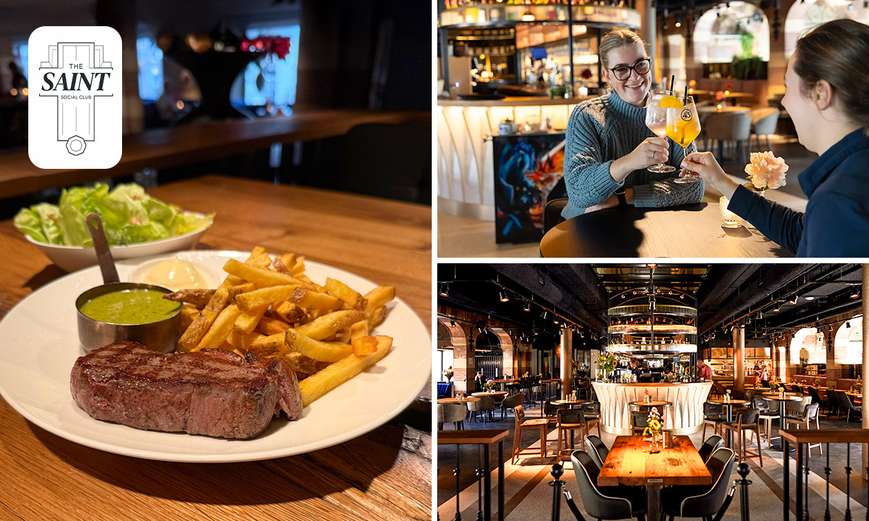 3-gangen keuzediner bij The Saint Social Club