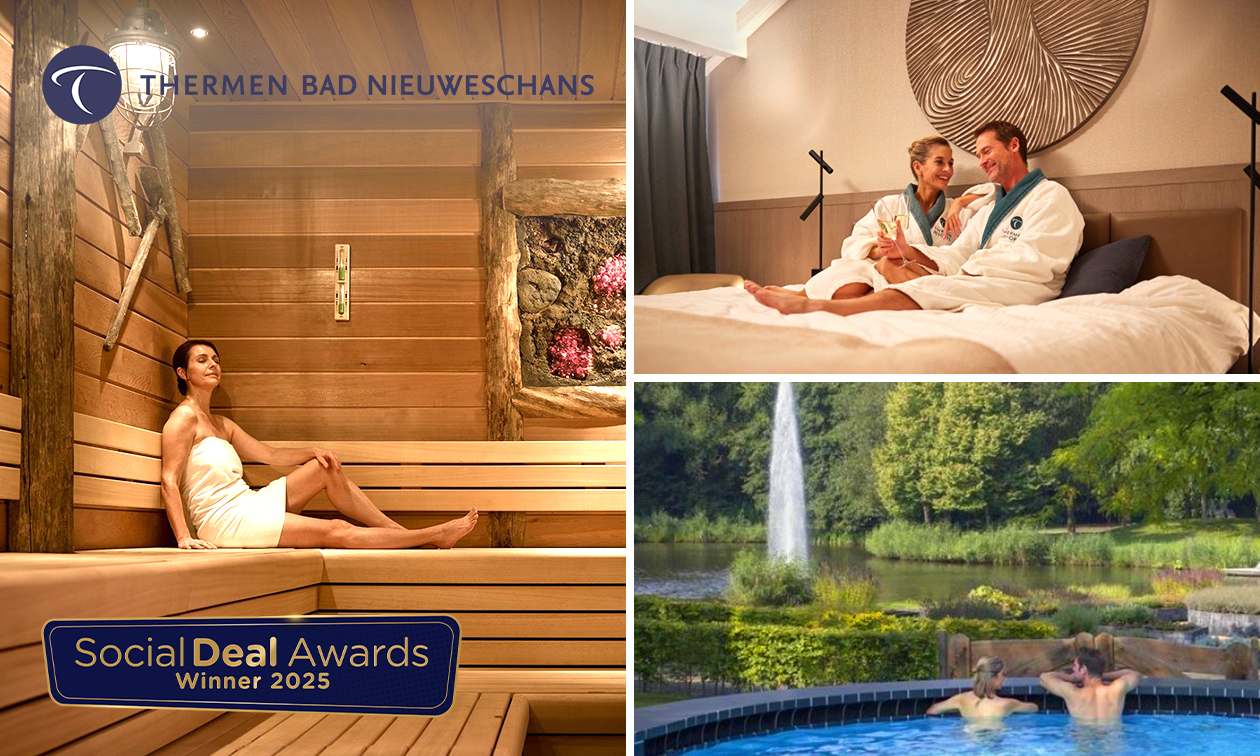 Overnachting voor 2 + ontbijt + dag wellness