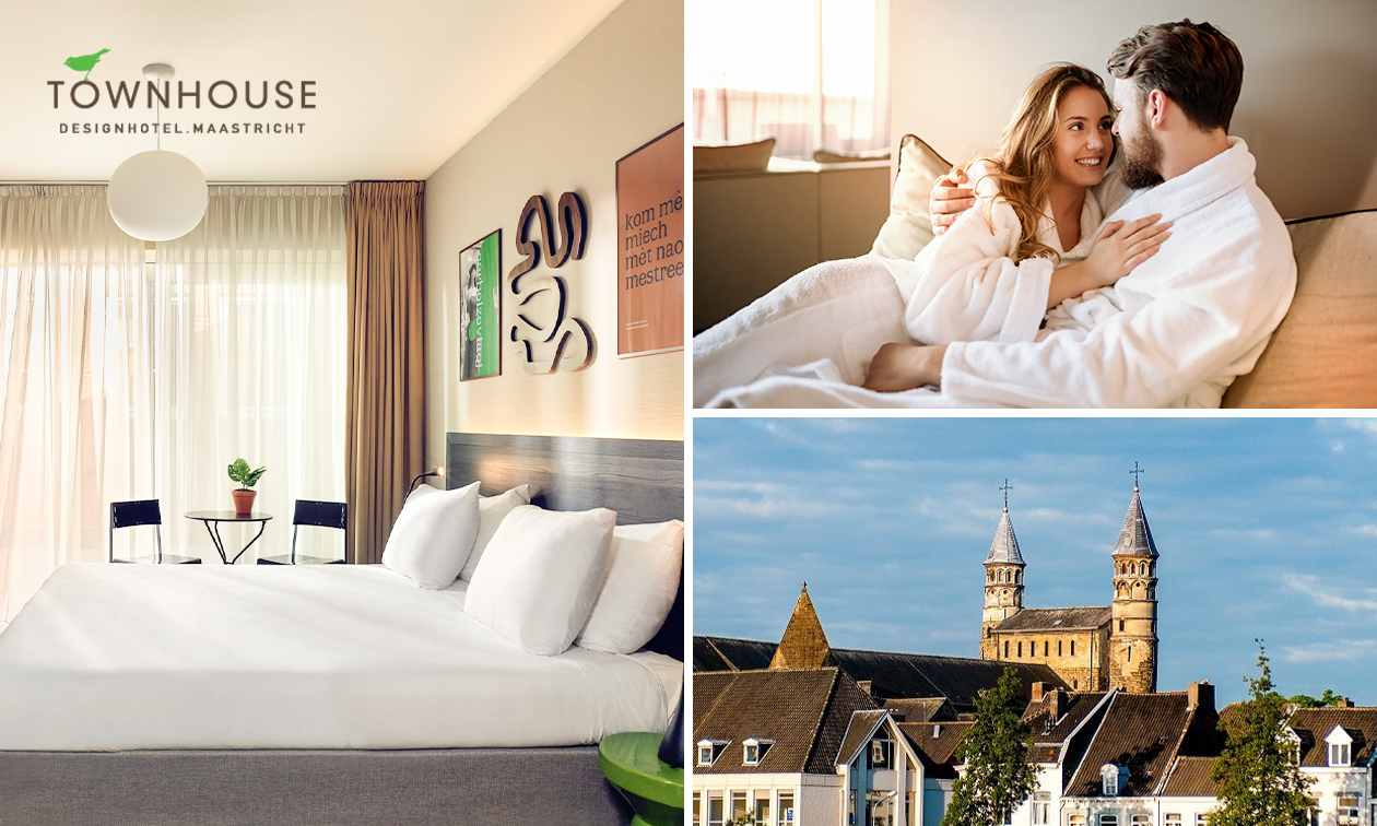 Overnachting + ontbijt voor 2 in Maastricht
