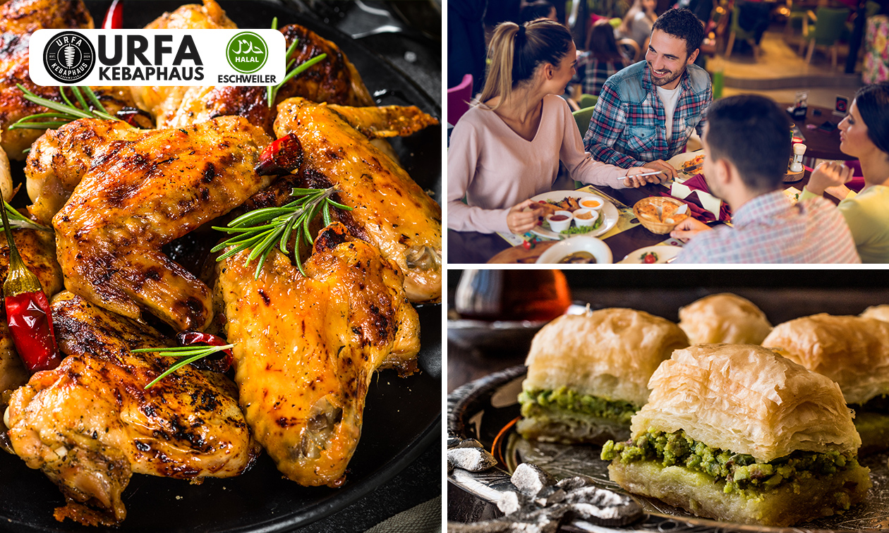 3-Gänge-Hähnchen- oder Grillteller-Menü nach Wahl in Eschweiler