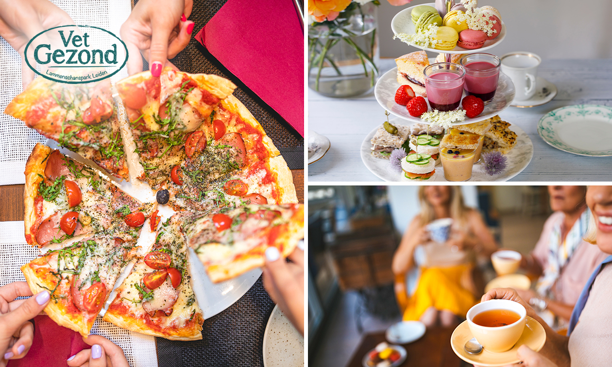 High tea, high pizza, high beer of high wine bij Vet Gezond