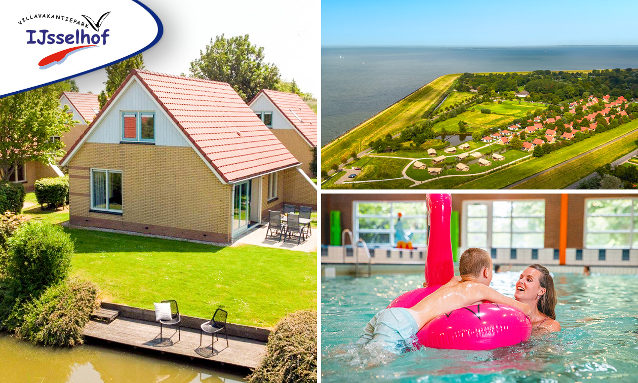 Weekend of (mid)week weg voor 6 personen aan het IJsselmeer