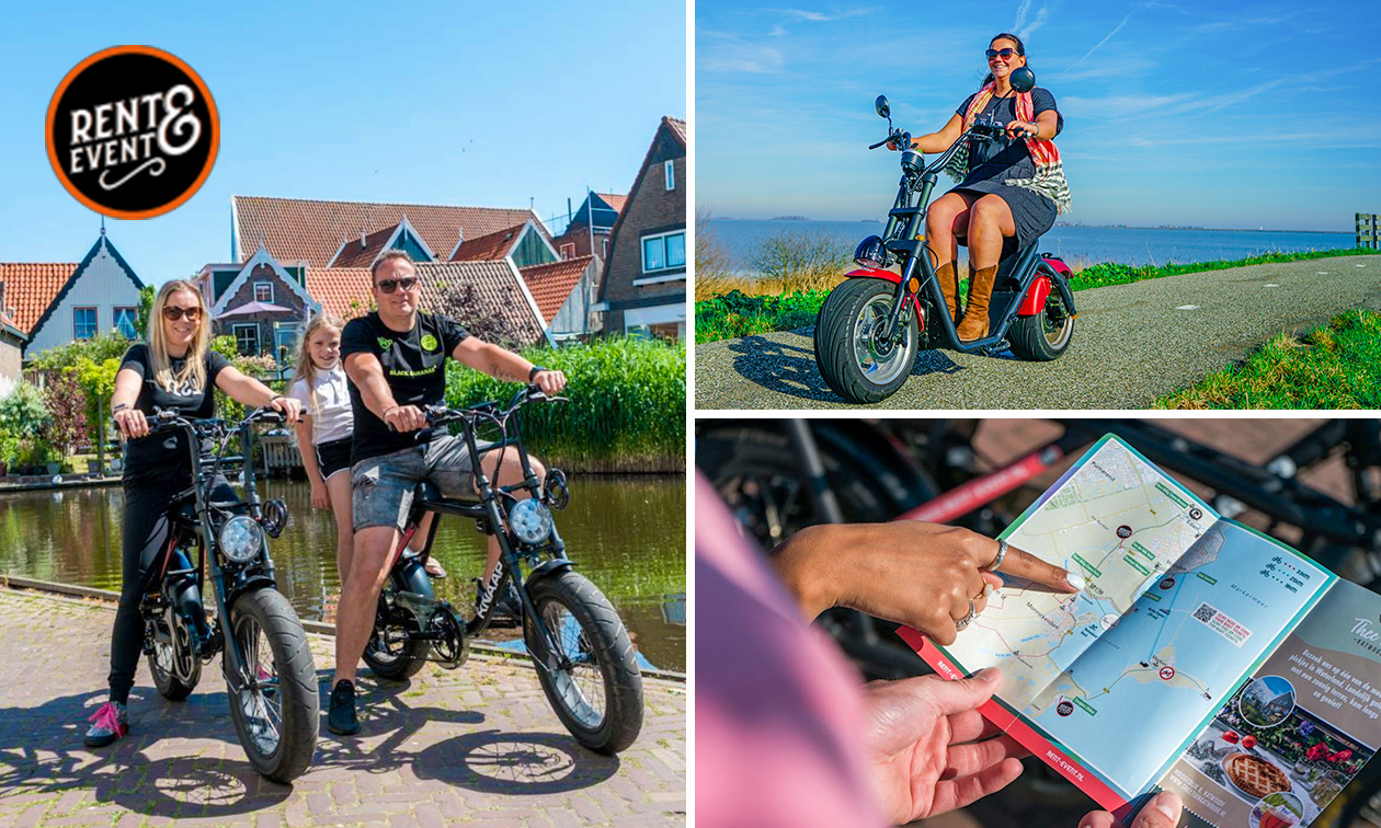 Huur e-chopper of e-fatbike (3 uur) bij Volendam Rent & Event