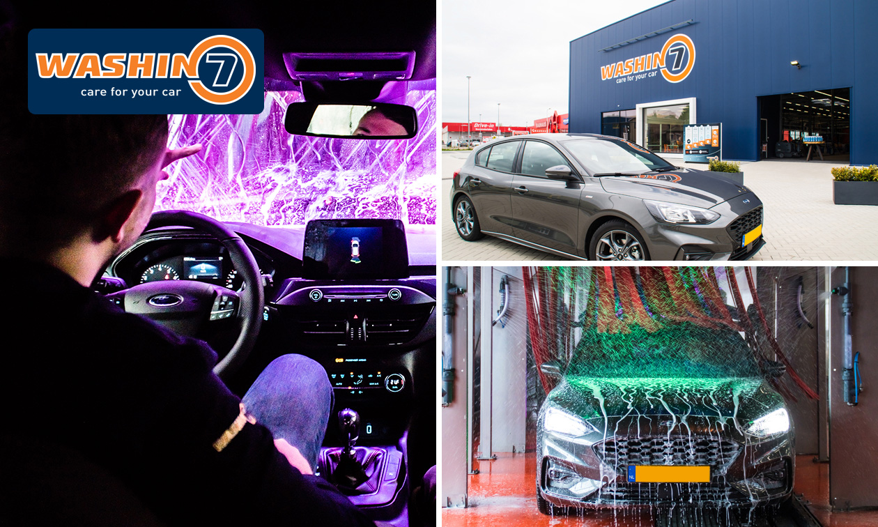 Complete carwash bij Washin7 in Venlo, Tegelen of Weert