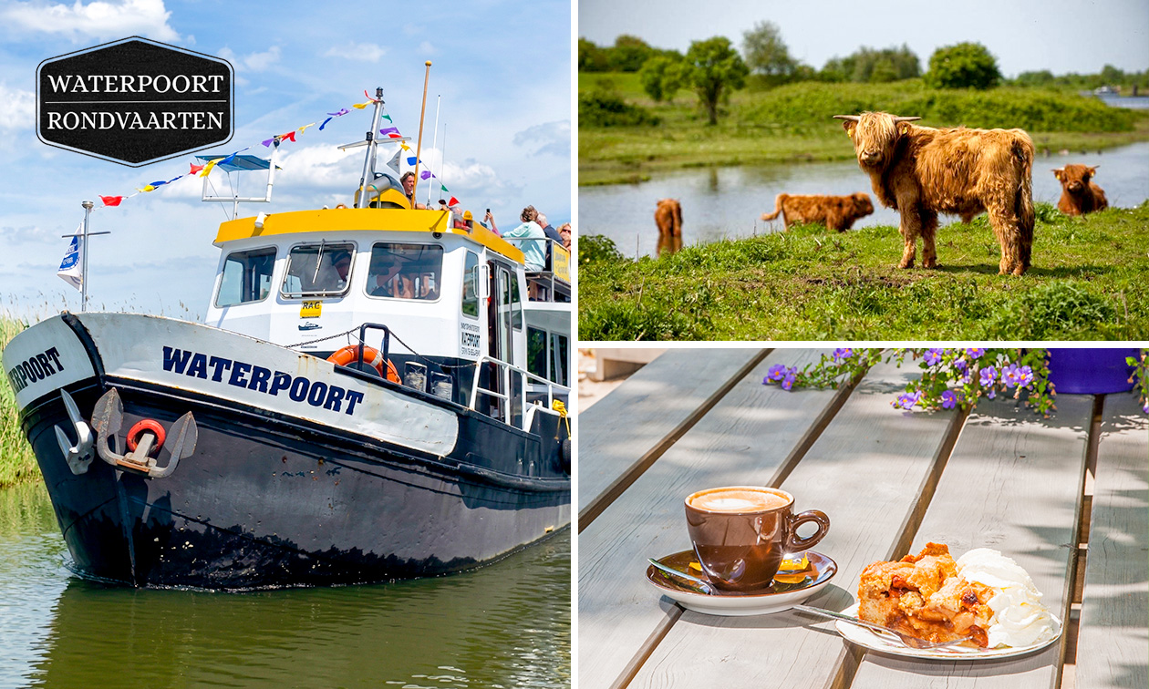Rondvaart (1, 2 of 4,5 uur) + evt. koffie/thee en gebak of lunch