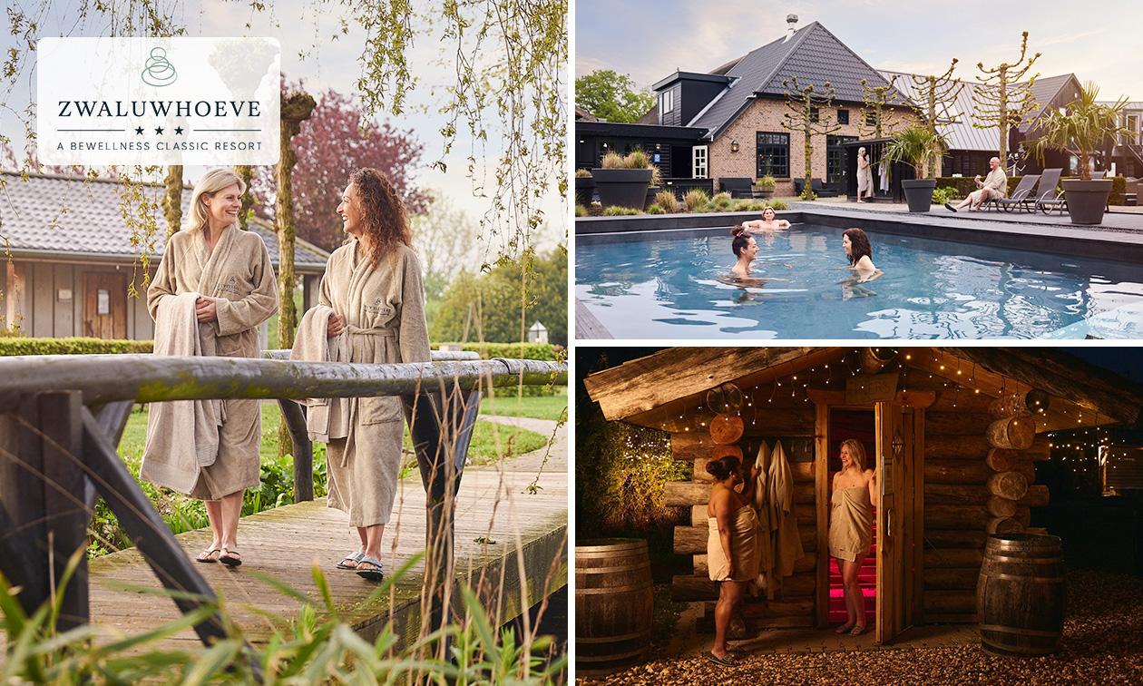 Dag- of avondentree bij Wellnessresort Zwaluwhoeve Dag- of avondentree bij Wellnessresort Zwaluwhoeve