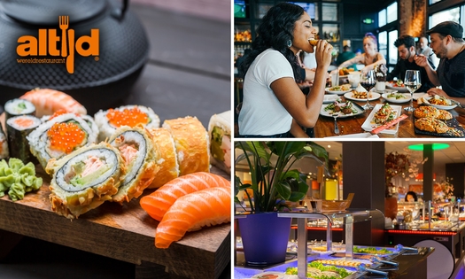 All-You-Can-Eat-lunch + drank (2 uur) bij Wereldrestaurant Altijd