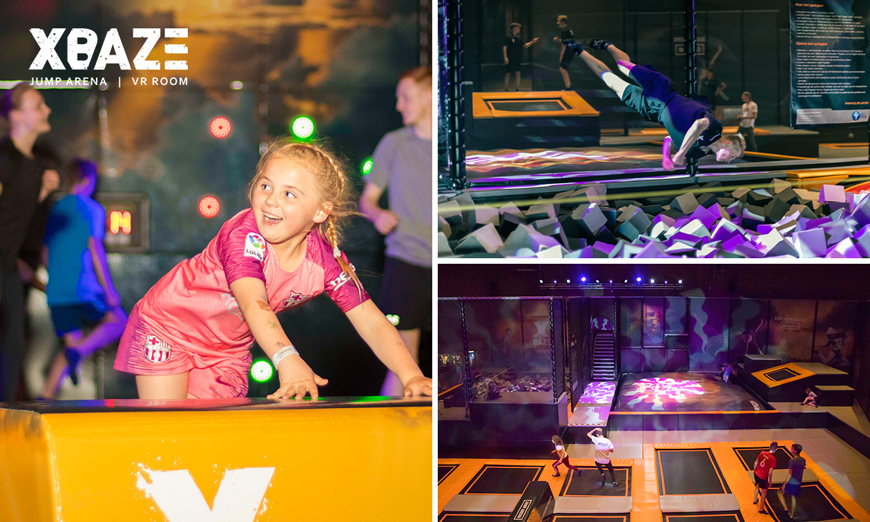 Trampolinespringen (1, 1,5 of 2 uur)
