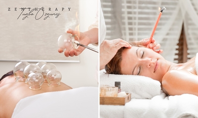 Cuppingsbehandeling of massage naar keuze