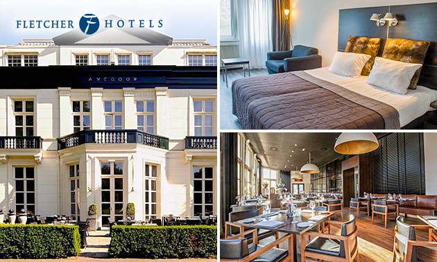 Overnachting voor 2 + evt. ontbijt en 3-gangendiner bij Fletcher Hotels