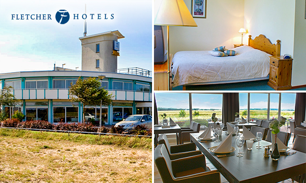 Overnachting voor 2 + evt. ontbijt en 3-gangendiner bij Fletcher Hotels