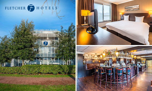 Nuit pour 2 + évtl. petit-déjeuner et dîner en 3 services au Fletcher Hotels