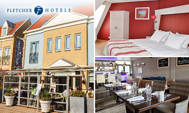Overnachting voor 2 + evt. ontbijt en 3-gangendiner bij Fletcher Hotels