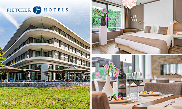 Nuit pour 2 + évtl. petit-déjeuner et dîner en 3 services au Fletcher Hotels