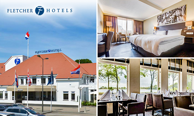 Nuit pour 2 + évtl. petit-déjeuner et dîner en 3 services au Fletcher Hotels