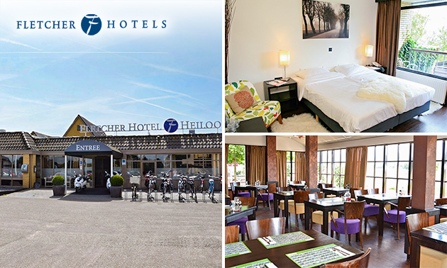 Übernachtung für 2 + opt. Frühstück und 3-Gänge-Menü bei Fletcher Hotels