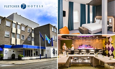 Overnachting voor 2 + evt. ontbijt en 3-gangendiner bij Fletcher Hotels